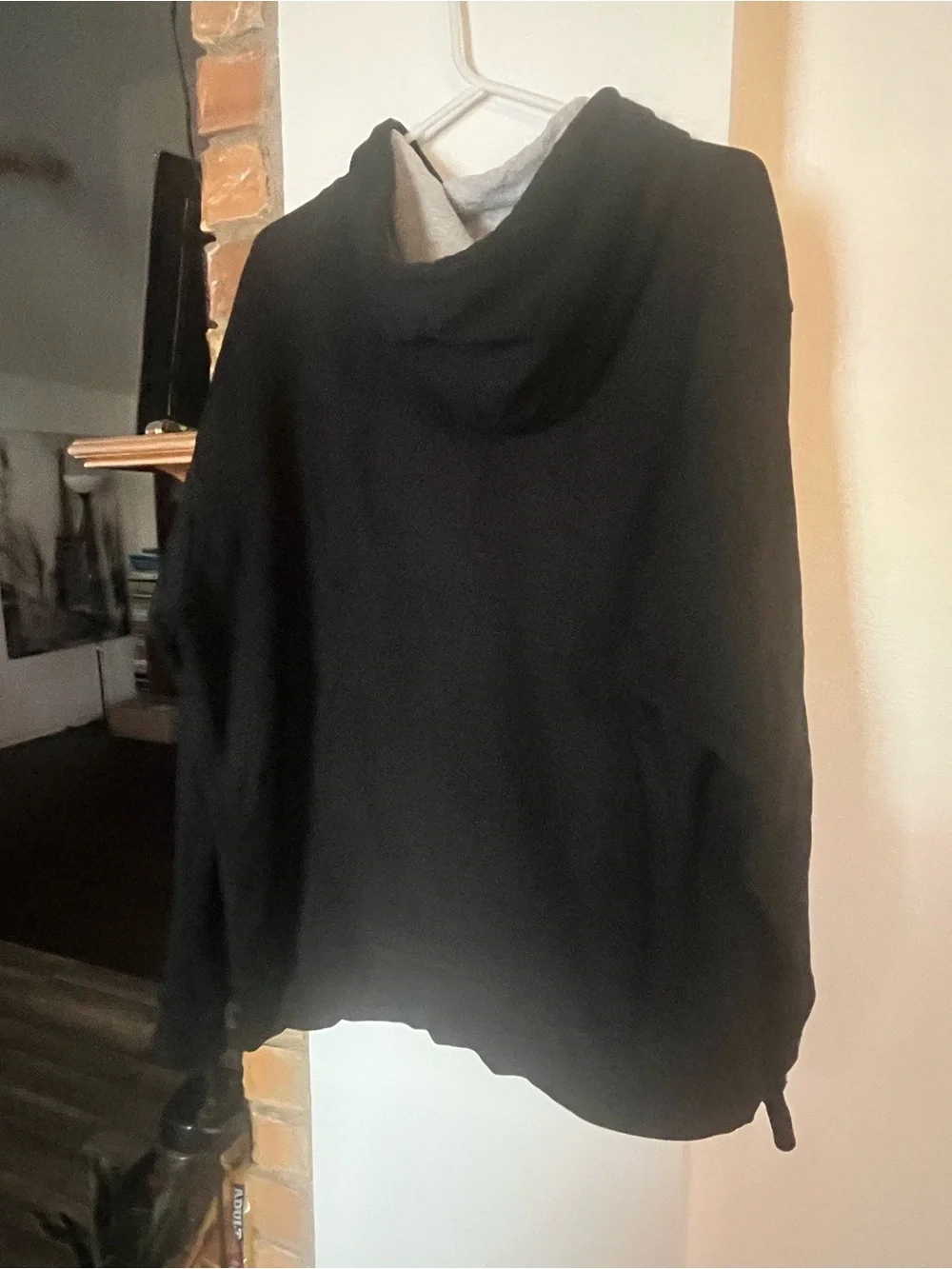 Champion Black Hoodie with Olive Camouflage Logo Excellent condition L363